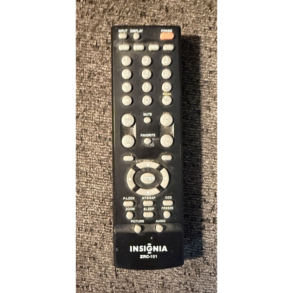 ZRC-101 Remote Control for genuine Insignia TV NS-LCD32-09 NS-LCD42HD-09